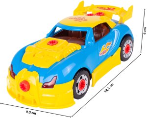 Samochód Auto Bugatti Do Samodzielnego Rozkręcania Skręcania Wiertarka 2