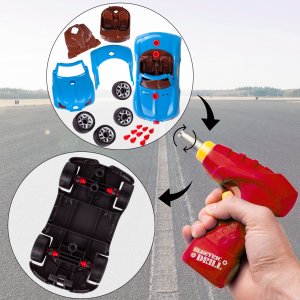 Samochód Auto Bugatti Do Samodzielnego Rozkręcania Skręcania Wiertarka 6