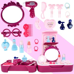 Kuferek Salon Piękności Toaletka dla Dziewczynki 5