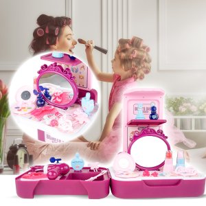Kuferek Salon Piękności Toaletka dla Dziewczynki 10