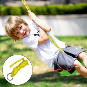 Huśtawka Ogrodowa Dla Dzieci Dysk Kwiatek Okrągła Deska Wisząca Mocna 200cm 10