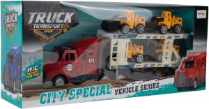 Tir Laweta RC z 4 Pojazdami Budowlanymi na Pilota 1