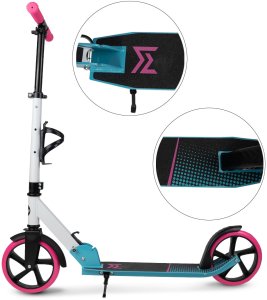 Hulajnoga Miejska Duża Składana + Pasek + Uchwyt na Bidon 8