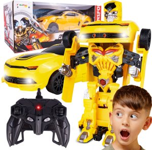 Auto Robot Transformujący Samochód na Pilota USB 1