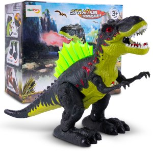 Anek Dinozaur Interaktywny T-rex Świeci Ryczy Chodzi Zieje Parą 3