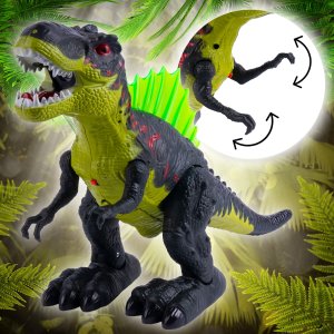 Anek Dinozaur Interaktywny T-rex Świeci Ryczy Chodzi Zieje Parą 5