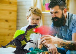 Anek Dinozaur Interaktywny T-rex Świeci Ryczy Chodzi Zieje Parą 6