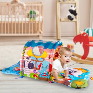 Mata Edukacyjna Interaktywna Dla Dzieci Tunel 4w1 12