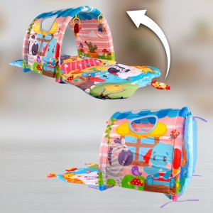 Mata Edukacyjna Interaktywna Dla Dzieci Tunel 4w1 4