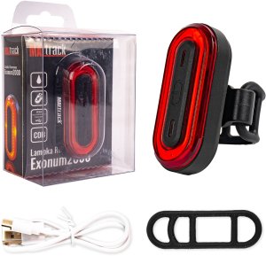 Lampka Rowerowa Tylna LED Akumulator 100LM 13