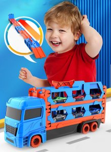 Laweta Tir Ciężarówka Wyrzutnia Resoraki Małe Auta 12