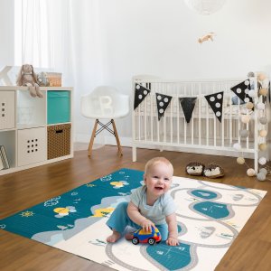 Dwustronna Składana Mata Na Podłogę Kotki Pianka Dywan Piankowy Dla Dzieci 9