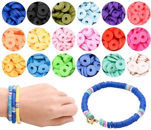 Zestaw do Robienia Bransoletek Koraliki 6000 elementów 10