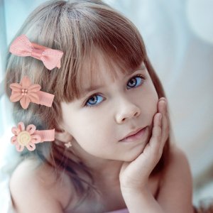 Spinki Gumki Ozdoby Dla Dziewczynki Zestaw Stylistki Fryzur Diy Pudelko 5