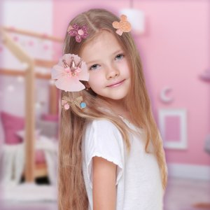 Spinki Gumki Ozdoby Dla Dziewczynki Zestaw Stylistki Fryzur Diy Pudelko 6