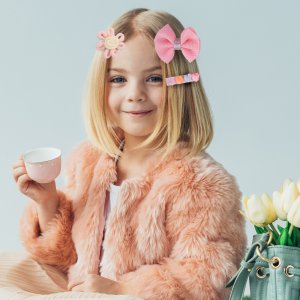 Spinki Gumki Ozdoby Dla Dziewczynki Zestaw Stylistki Fryzur Diy Pudelko 7