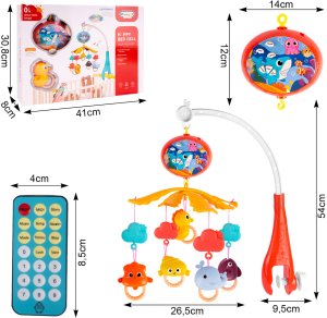 Karuzelka Do Łóżeczka Muzyczna Karuzela Pozytywka Z Pilotem Projektor 2