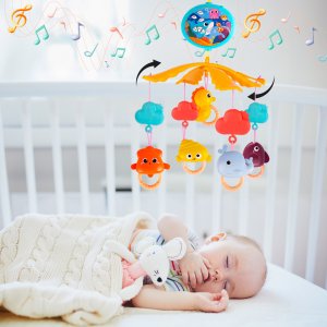 Karuzelka Do Łóżeczka Muzyczna Karuzela Pozytywka Z Pilotem Projektor 8