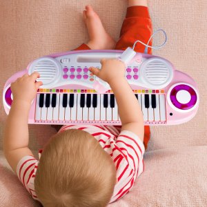 Organy 37 Klawiszy Pianinko Mp3 Keyboard USB Mikrofon Dla Dzieci 14