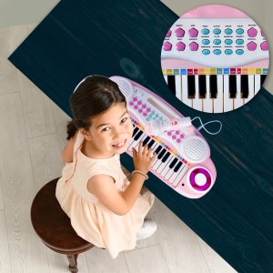 Organy 37 Klawiszy Pianinko Mp3 Keyboard USB Mikrofon Dla Dzieci 7