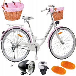 Rower Miejski MalTrack Citibike Urban Classic PINK MARE 26" 1