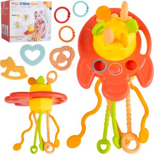 Gryzak Zabawka Silikonowa Sensoryczna Edukacyjna Montessori Gryzaczki 1