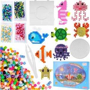 Koraliki Do Prasowania Beads 1000 Szt Prasowanka Zwierzęta Wodne DIY 1