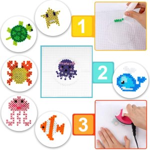 Koraliki Do Prasowania Beads 1000 Szt Prasowanka Zwierzęta Wodne DIY 7