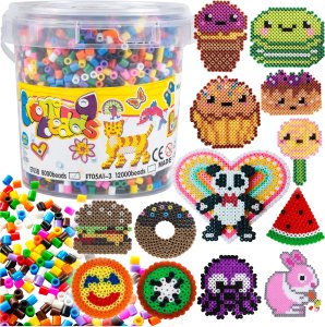 Koraliki Do Prasowania Iron Beads 8000 Szt Zestaw W Wiaderku Prasowanka 1