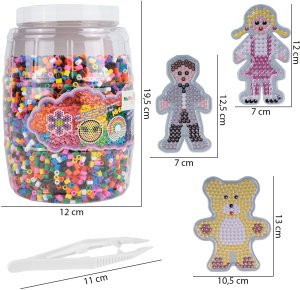 Koraliki Do Prasowania Iron Beads 9000 El Prasowanka 3 Szablony Miś Osoby 1