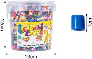 Koraliki Do Prasowania Kreatywne DIY 1000 Szt W Wiaderku Prasowanki 1