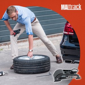 Pompka Rowerowa Nożna Z Manometrem Dwutłokowa Do Roweru Samochodu Materaca 10