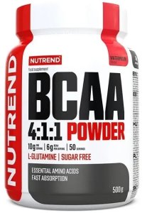 Nutrend - BCAA 4:1:1 Powder, Arbuz, Proszek, 500g 1