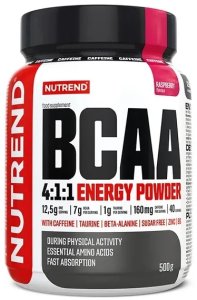 Nutrend - BCAA 4:1:1 Energy Powder, Malina, Proszek 500g 1