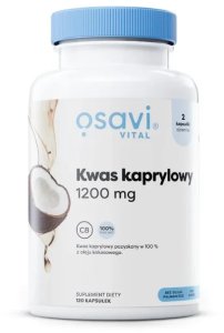 Osavi - Kwas Kaprylowy, 1200mg, 120 kapsułek miękkich 1