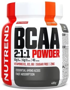 Nutrend - Aminokwasy, BCAA 2:1:1 Powder, Fresh Orange, Proszek 400g 1