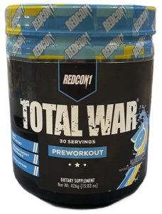 Redcon1 - Odżywka Przedtreningowa, Total War, Blue Lemonade, Proszek, 426g 1
