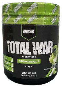 Redcon1 - Odżywka Przedtreningowa Total War, Zielone Jabłko, Proszek, 424g 1