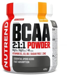 Nutrend - Aminokwasy, BCAA 2:1:1 Powder, Mango Sorbet, Proszek 400g 1