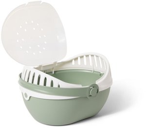 SAVIC-TRANSP. DLA GRYZONI ELMO MEDIUM     BOTANICAL GREEN  30x24x20cm  /3 2