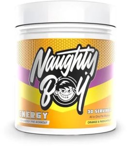 Naughty Boy - Energy, Orange & Passion Fruit, Proszek, 390g 1