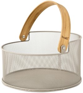 Husla Kosz na owoce szary 2