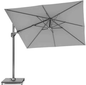 Parasol VOYAGER T2 2,7x2,7M Light Grey 1