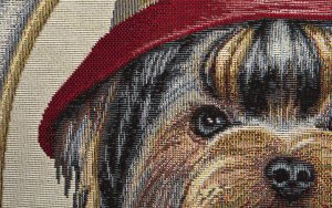 Poszewka dekoracyjna 45x45 cm York w kapeluszu 2