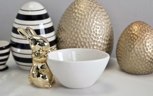 Misa dekoracyjna z zajączkiem złotym 3