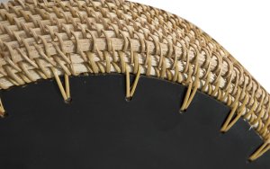 ArtPlast Taca dekoracyjna rattanowa 30cm czarna okragła 6