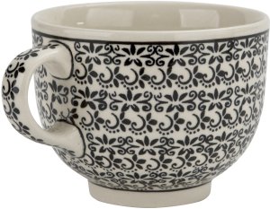 Bolesławiec Filiżanka ceramiczna 500 ml + spodek Dekor 941 7