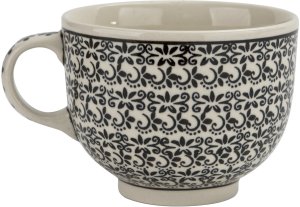 Bolesławiec Filiżanka ceramiczna 500 ml + spodek Dekor 941 8