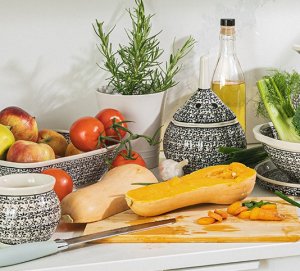 Bolesławiec Filiżanka ceramiczna 500 ml + spodek Dekor 941 10