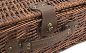 Koszyk piknikowy z wyposażeniem 4 os. brąz 693550 6